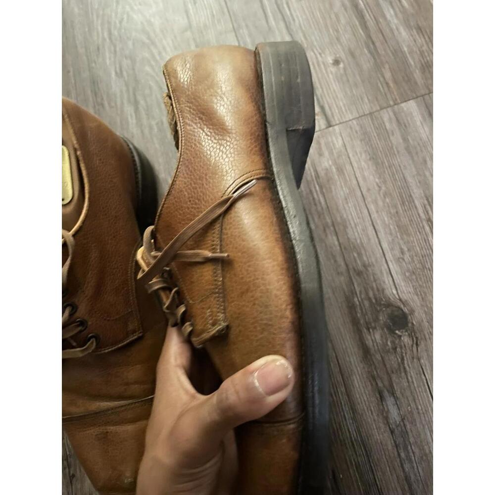 Polo Ralph Lauren Asher Captoe Oxfords Dress Shoes Brown 10 - Picture 8 of 8